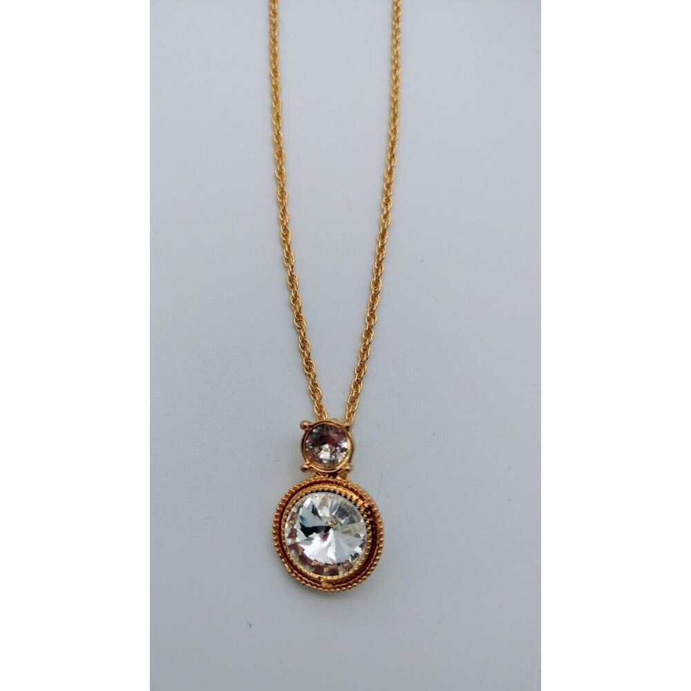 Earring Set New Jewelry Career School Paparazzi Long Gold Tone Necklace Set Work - Picture 9 of 12